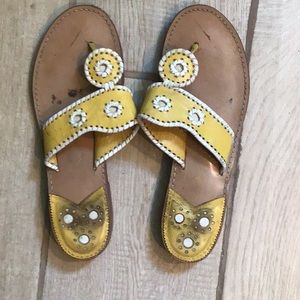 Jack Rogers yellow sandals - Size 7